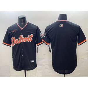 Detroit Tigers Blank Black Speical Cool Base Men Jersey