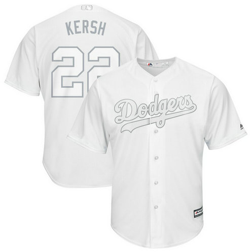 Dodgers 22 Clayton Kershaw White 2019 Players' Weekend Player Jersey