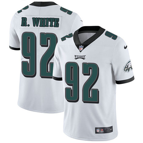 Eagles #92 Reggie White White Men's Stitched Football Vapor Untouchable Limited Jersey