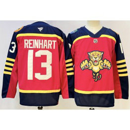 Florida Panthers 13 Reinhart Red New Men Jersey
