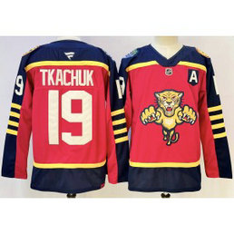 Florida Panthers 19 Tkachuk Red New Men Jersey