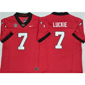 Georgia Bulldogs 7 Lawson Luckie Red F.U.S.E. Vapor Limited Men Jersey