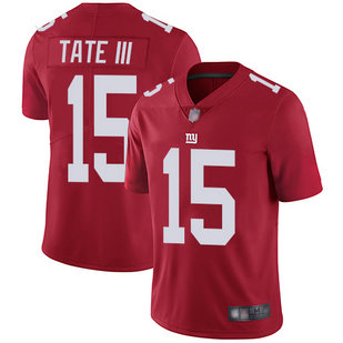 Giants #15 Golden Tate III Red Alternate Men's Stitched Football Vapor