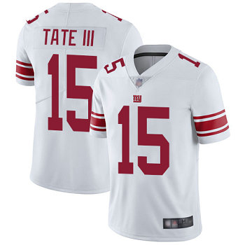 Giants #15 Golden Tate III White Men's Stitched Football Vapor