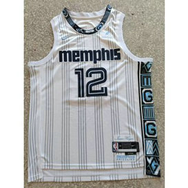 Grizzlies 12 Ja Morant White Men Jersey