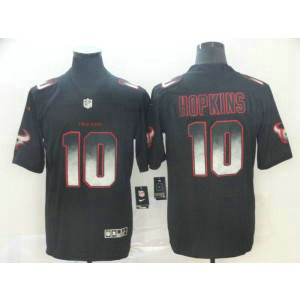 Houston Texans 10 DeAndre Hopkins Black 2019 Smoke Fashion Limited Men Jersey