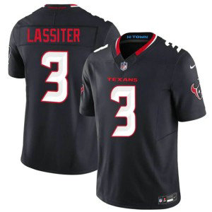 Houston Texans 3 Kamari Lassiter Navy 2026 F.U.S.E. Vapor Limited Men Jersey