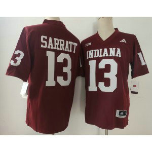 Indiana Hoosiers 13 Elijah Sarratt Red Vapor Limited Men Jersey