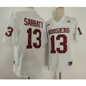 Indiana Hoosiers 13 Elijah Sarratt White Vapor Limited Men Jersey