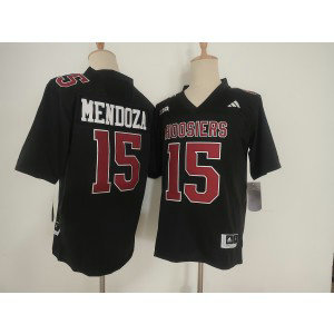 Indiana Hoosiers 15 Fernando Mendoza Black Vapor Limited Men Jersey