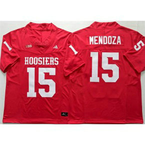 Indiana Hoosiers 15 Fernando Mendoza Red F.U.S.E. Vapor Limited Men Jersey