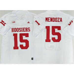Indiana Hoosiers 15 Fernando Mendoza White F.U.S.E. Vapor Limited Men Jersey