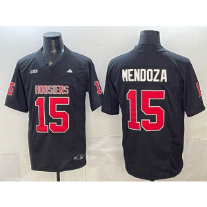 Indiana Hoosiers 15 Mendoza Black F.U.S.E. Vapor Limited Men Jersey