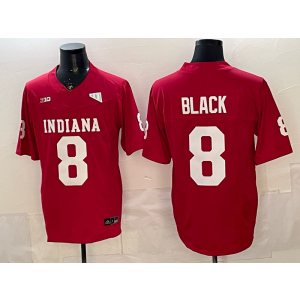Indiana Hoosiers 8 Black red F.U.S.E. Vapor Limited Men Jersey