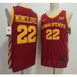 Iowa State Cyclones 22 Milan Momcilovic Red Vapor Limited Men Jersey