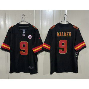 Kansas City Chiefs 9 Kenneth Walker III Black Vapor Limited Men Jersey Kansas City Chiefs 9 Kenneth Walker III Black Vapor Limited Men Jersey