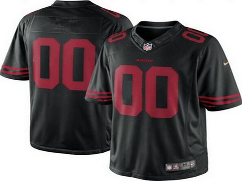 Kids' Nike San Francisco 49ers Customized 2015 Black Limited Jersey