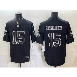 Las Vegas Raiders 15 Fernando Mendoza Black F.U.S.E. Vapor Limited Men Jersey