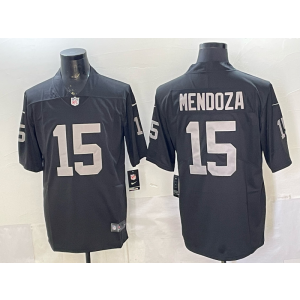Las Vegas Raiders 15 Mendoza Black Vapor Limited Men Jersey