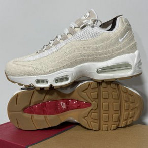 Levi's x Nike Air Max 95 White and Ecru Shoes
