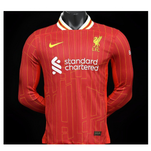 Liverpool Home Long Sleeve 2425 Long Sleeves Men Jersey