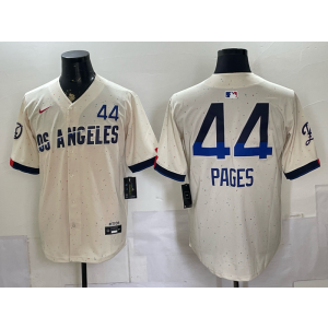 Los Angeles Angels 44 Pages Cream City Men Jersey