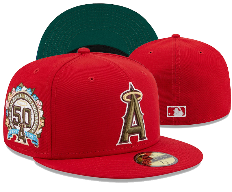 Los Angeles Angels red caps nt