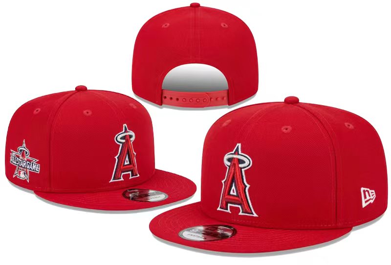 Los Angeles Angels red caps ty