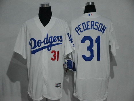 Los Angeles Dodgers #31 Mike Piazza Retired White Flexbase Majestic Baseball Jersey