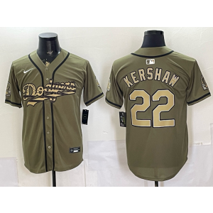 Los Angeles Dodgers 22 Kershaw Salute to Service Cool Base Men Jersey Los Angeles Dodgers 22 Kershaw Salute to Service Cool Base Men Jersey