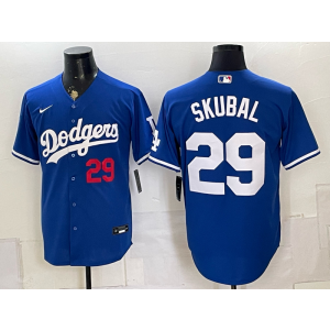 Los Angeles Dodgers 29 Skubal Blue Men Jersey