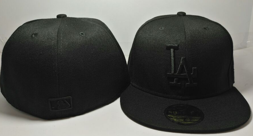 Los Angeles Dodgers black caps 60 1