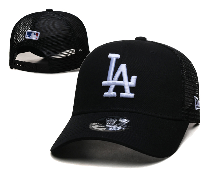 Los Angeles Dodgers black caps tx 8