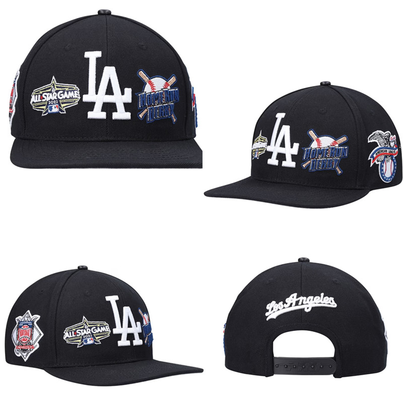 Los Angeles Dodgers black caps tx7