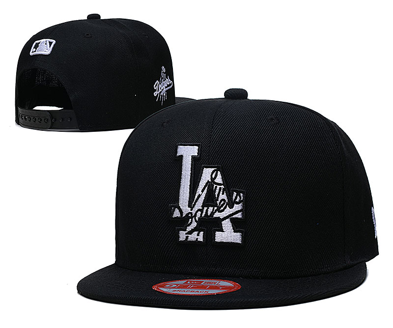 Los Angeles Dodgers black caps ty