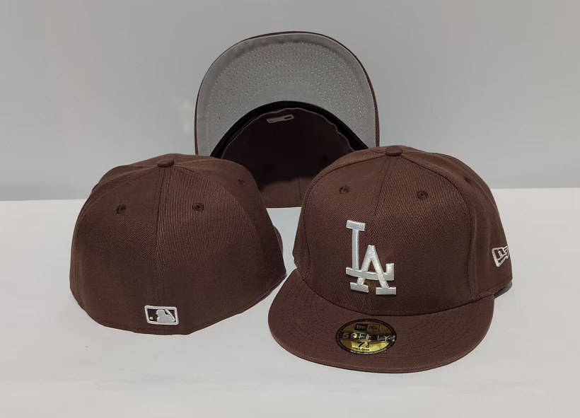 Los Angeles Dodgers browns caps 60