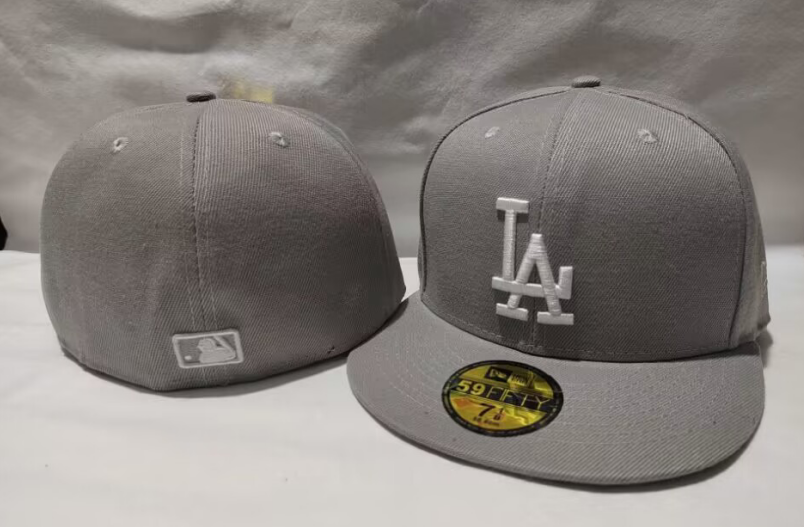 Los Angeles Dodgers grey caps 60