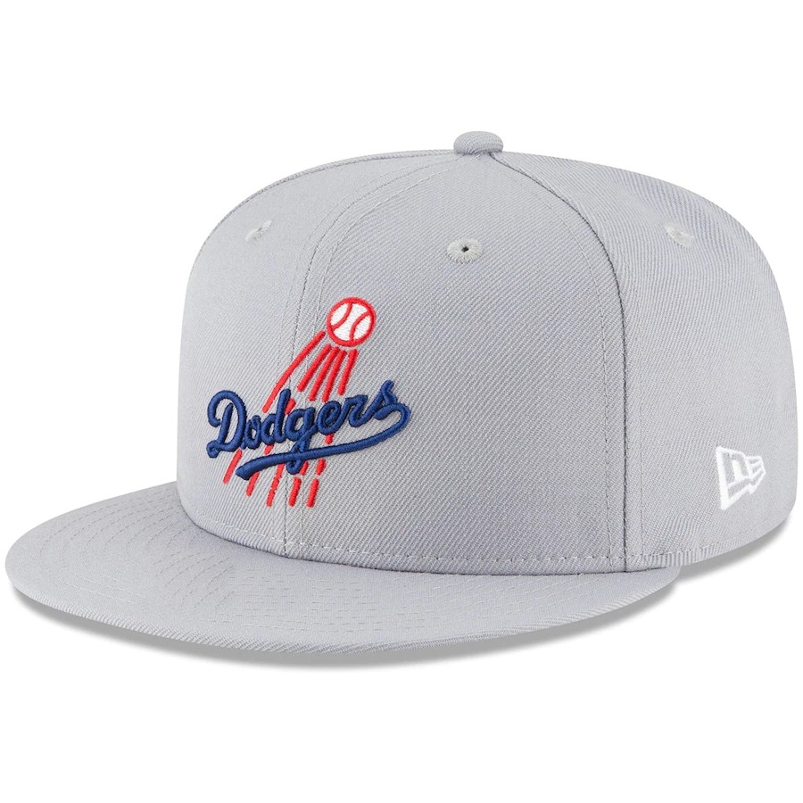 Los Angeles Dodgers grey caps tx 1