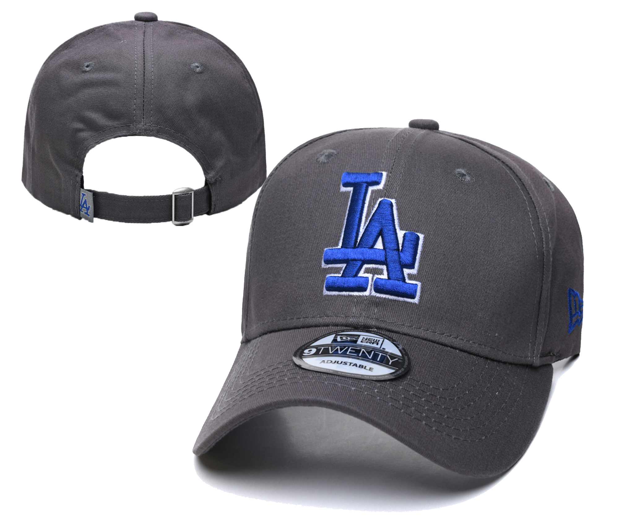 Los Angeles Dodgers grey caps tx