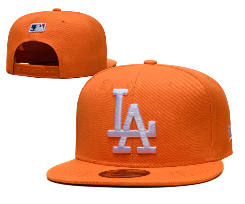 Los Angeles Dodgers orange caps tx
