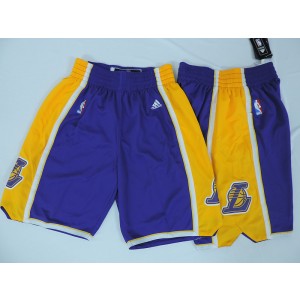 Los Angeles Lakers Purple NBA Shorts