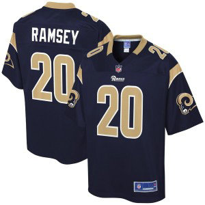 Los Angeles Rams 20 Jalen Ramsey Blue limited Vapor Jersey