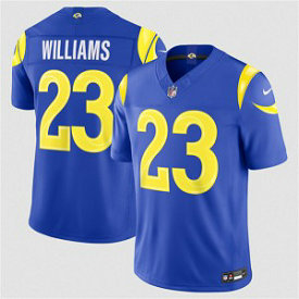 Los Angeles Rams 23 Kyren Williams Royal 2026 New F.U.S.E. Vapor Limited Men Jersey