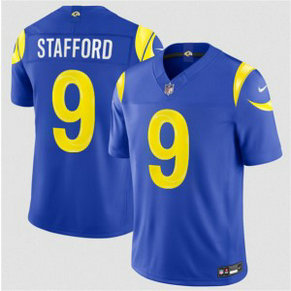 Los Angeles Rams 9 Matthew Stafford Royal 2026 New F.U.S.E. Vapor Limited Men Jersey