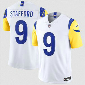Los Angeles Rams 9 Matthew Stafford White 2026 New F.U.S.E. Vapor Limited Men Jersey