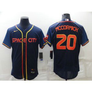 MLB Astros 20 Chas McCormick Navy 2022 City Connect Nike New FlexBase Men Jersey