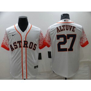 MLB Astros 27 Jose Altuve Drift Nike Cool Base Men Jersey