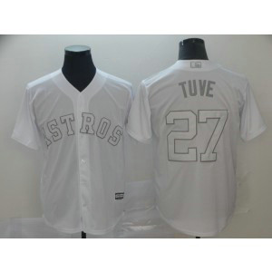 MLB Astros 27 Jose Altuve Tuve White 2019 Players Weekend Player Men Jersey
