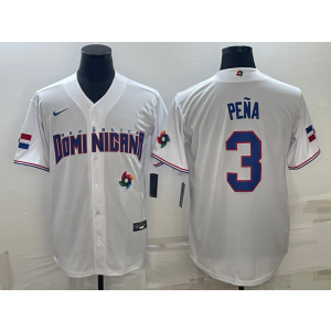 MLB Astros 3 Jeremy Pena 2023 World Series Men Jersey