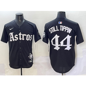 MLB Astros 44 Yordan Alvarez New Black Nike Cool Base Men Jersey